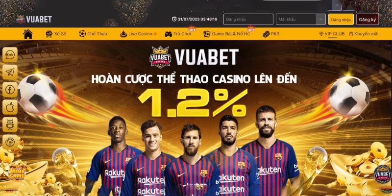 Thể Thao Vuabet88- Trải Nghiệm Cá Cược Hấp Dẫn! 4 Giao diện chơi thể thao tạo thiện cảm đối với người dùng