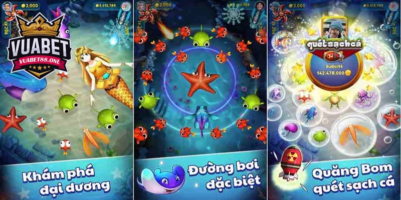 Trải nghiệm Bắn cá Vuabet88 - Thế giới huyền bí dưới đại dương 5 Chọn đúng vũ khí để cuộc săn cá thêm bội thu