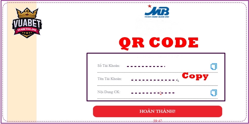 Nạp Tiền Vuabet88 Trực Tuyến Dễ Dàng, Nhanh Chóng, An Toàn 4 Hướng dẫn chuyển khoản tự động đến đúng STK đại diện nhà cái